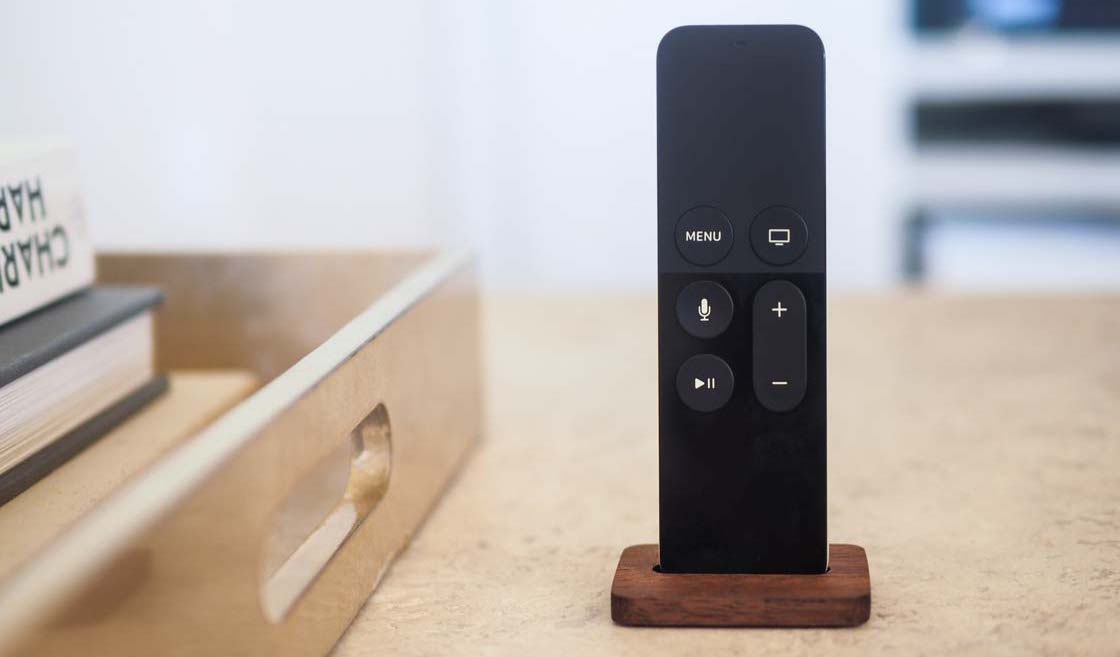 Studio Neat's Apple TV Walnut Stand